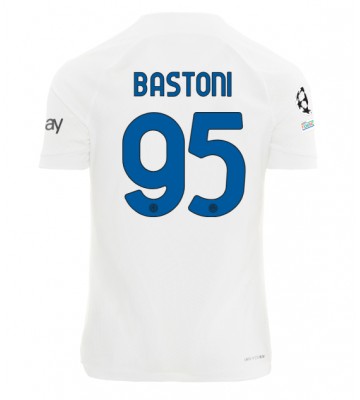 Inter Milan Alessandro Bastoni #95 Replika Udebanetrøje 2023-24 Kortærmet